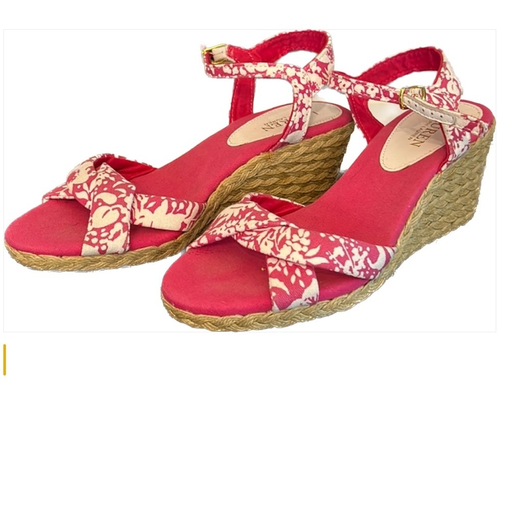 New Ralph Lauren wedge sandals